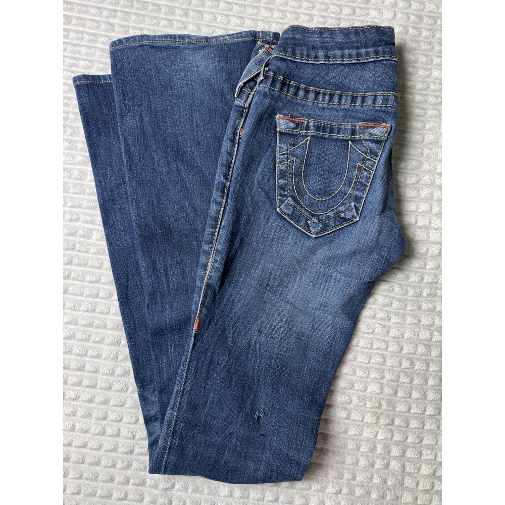 True Religion Women's Boot Cut Jeans - Medium Blue Denim - Picture 11 of 11